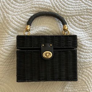 Zara Black Basket Bag